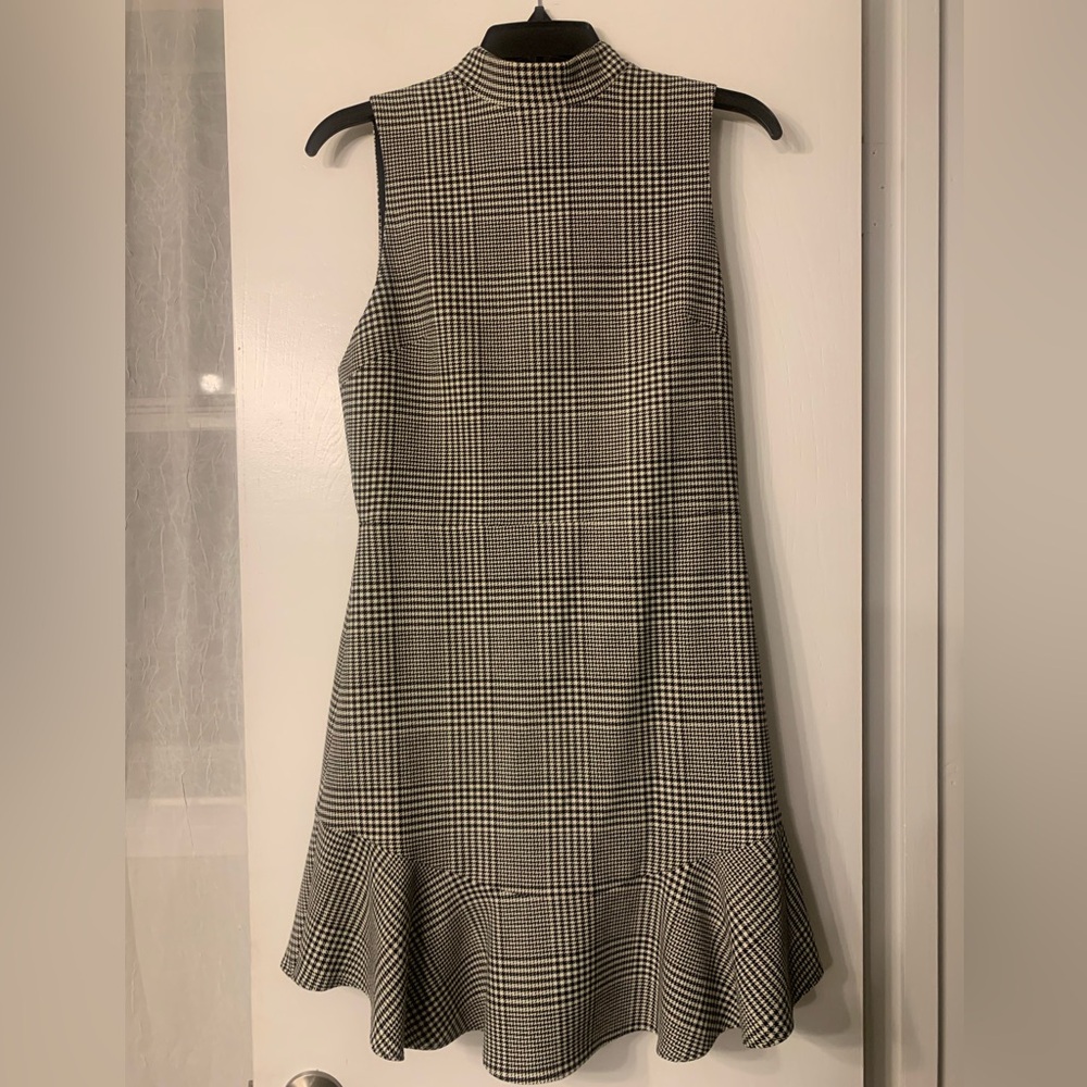 Alice + Olivia Black and White houndstooth  Dress